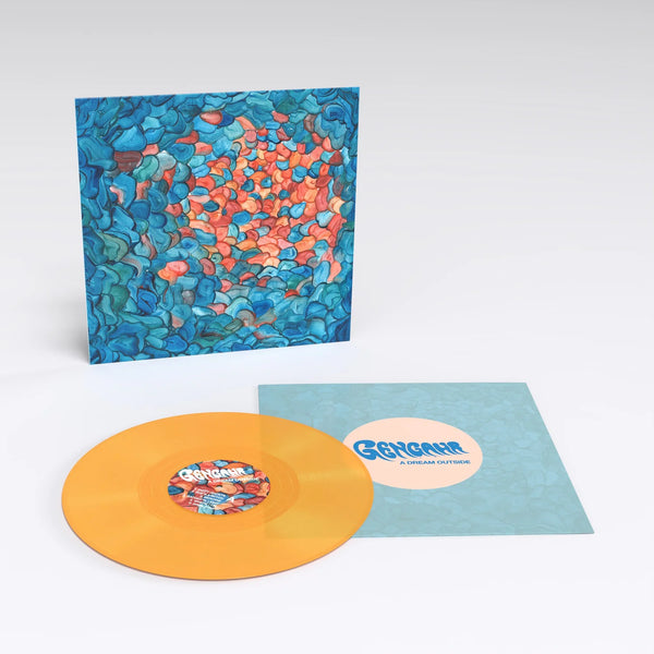 Gengahr A Dream Outside limited edition transparent orange vinyl LP with illustrated sleeve and inner sleeve