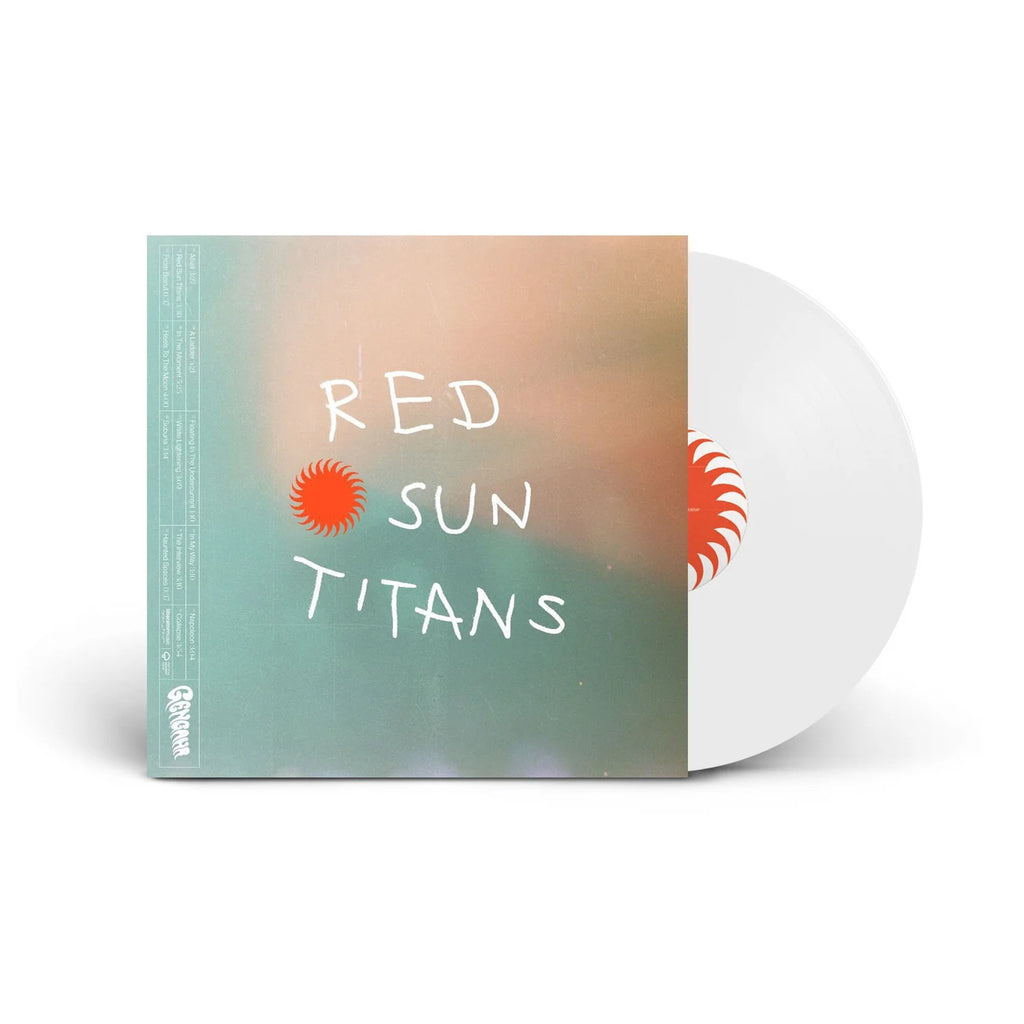 Gengahr Red Sun Titans white heavyweight vinyl LP with gradient sleeve — Original Green cover variant